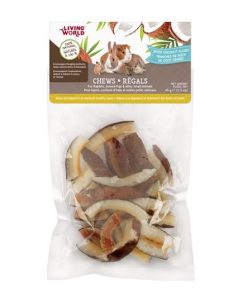 Tranches de noix de coco séchée pour rongeurs, 45 g – Living World