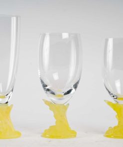 Daum, verres « Mimosa »