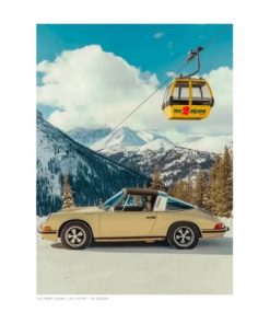 Affiche Les Cabines Jaunes, Les 2 Alpes | Image Republic