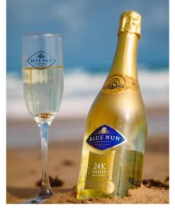 Blue Nun 24K Gold Edition Vin Mousseux Pétillant 11% d’alcool, 750 ml