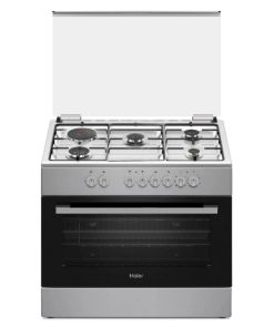 Cuisinière Haier 5f mixte 4f à gaz + 1f électrique 90×60 hcr6041egs
