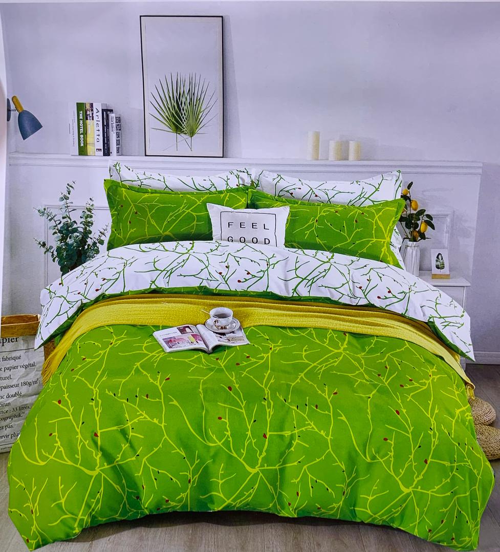 Ensemble 2 Draps de lit + 2 Taies d’Oreiller pour 2 places