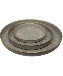 Plateau Berbère Gris, Différentes Tailles | Bazardeluxe
