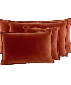 Housse de Coussin Velours Brick MANHATTAN, Différentes Tailles | Haomy