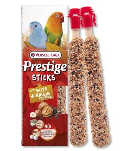 Bâtonnets Prestige pour Touis et Inséparables – Noix et Raisins, 2 x 30g – Versele-Laga