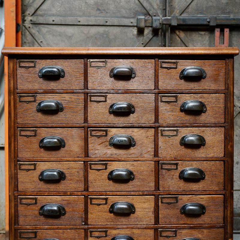 Meuble de métier – 3 colonnes à petits tiroirs - Image 3