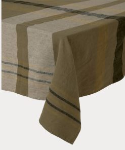Nappe Lin et Coton Kaki AALBORG, Différentes tailles | Haomy
