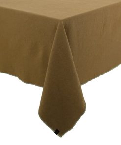 Nappe Lin et Coton Gold CORTE, Différentes Tailles | Haomy